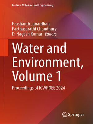 cover image of Water and Environment, Volume 1
